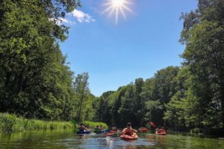 Mapa atrakcji na Warmii i Mazur. Co warto zobaczyć? Spływy kajakowe rzeką Krutynia